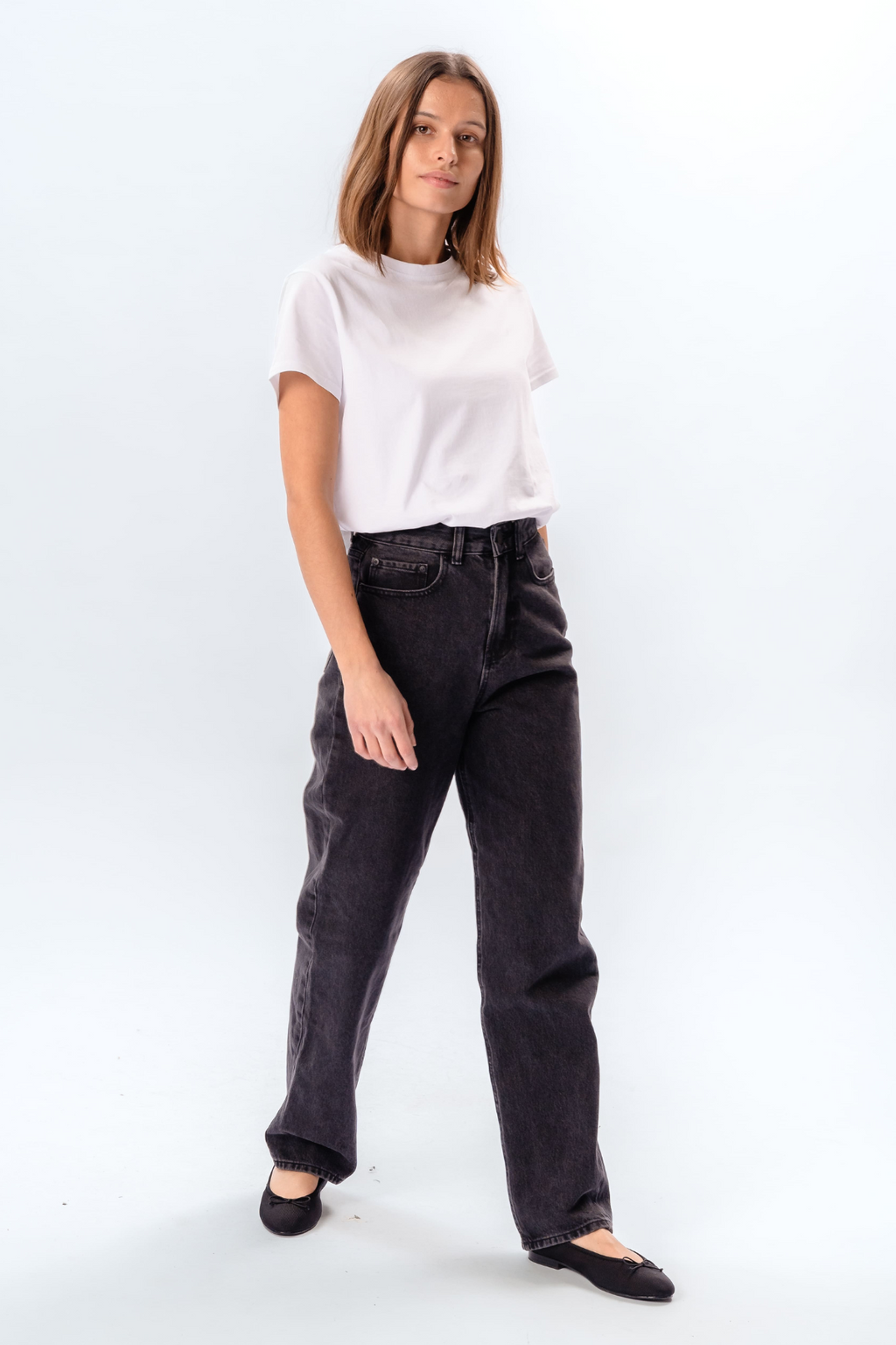 De Originale Performance Loose Jeans - Washed Black Denim