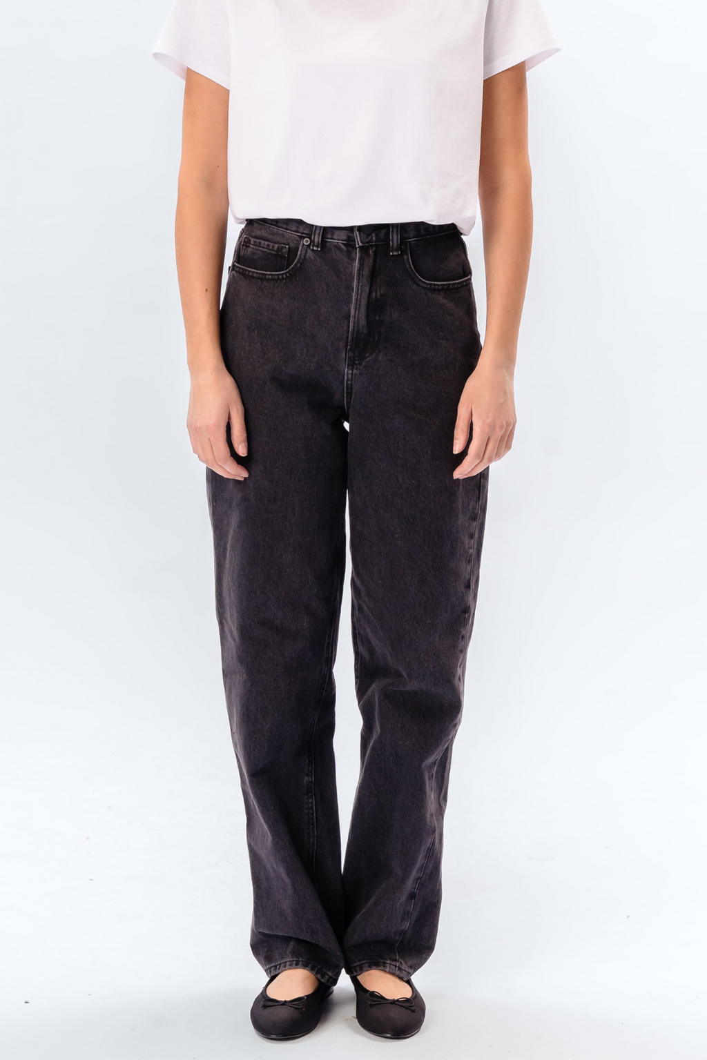 De Originale Performance Loose Jeans - Washed Black Denim