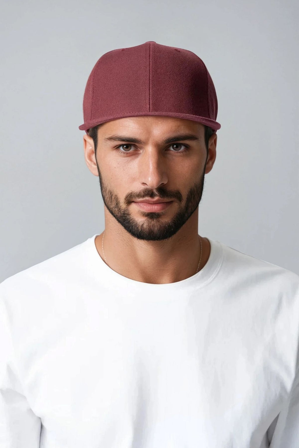 Classic Snapback - Maroon/Maroon