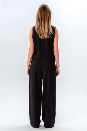Nadia Vest og Pants (Sort)