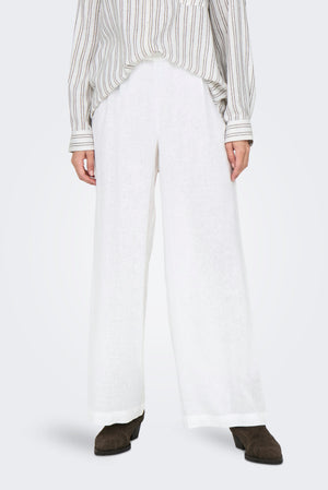 Tokyo Linen Pants - Bright White