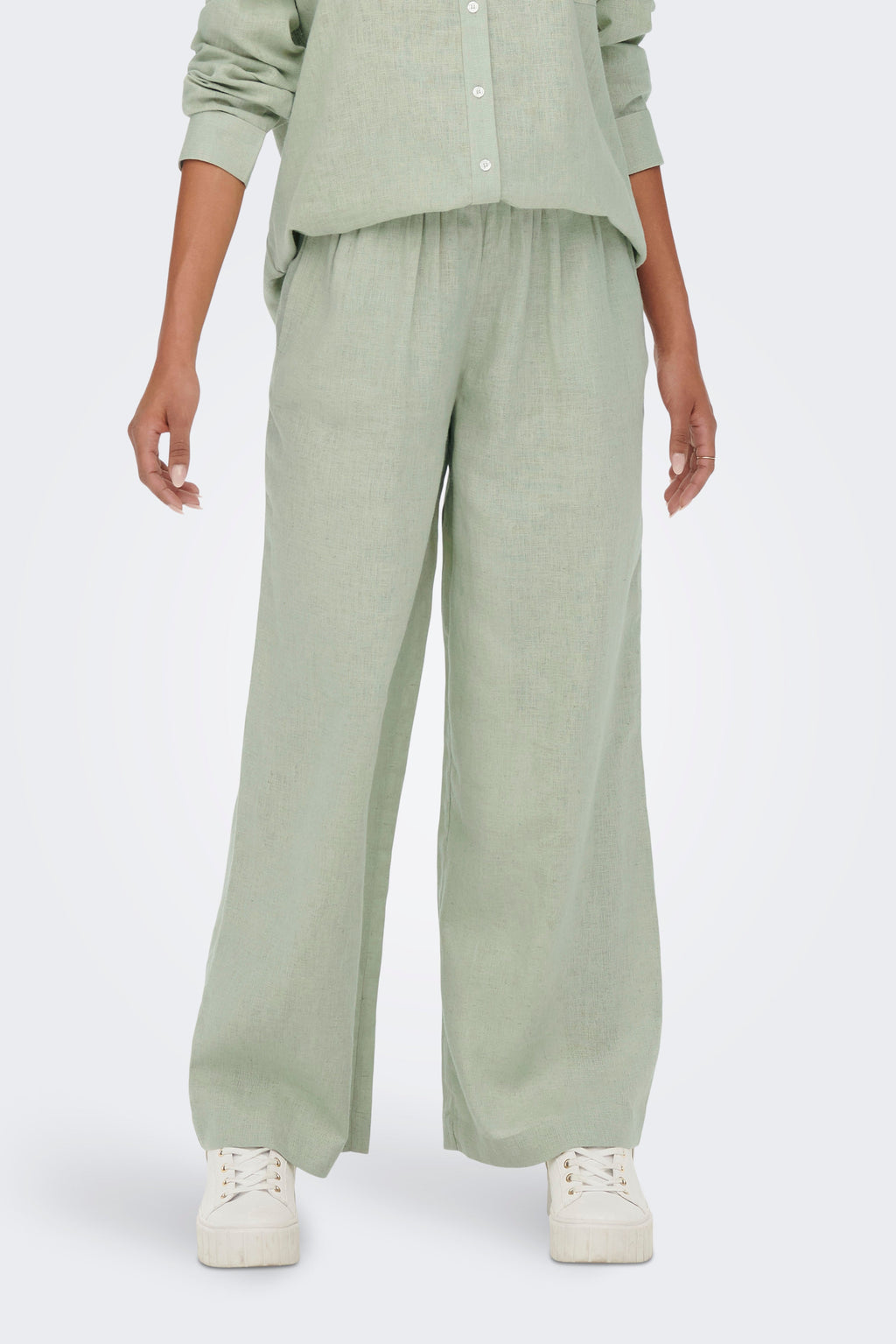 Tokyo Linen Pants - Desert Sage