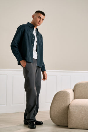 Alex Skjorte Regular Fit - Blå