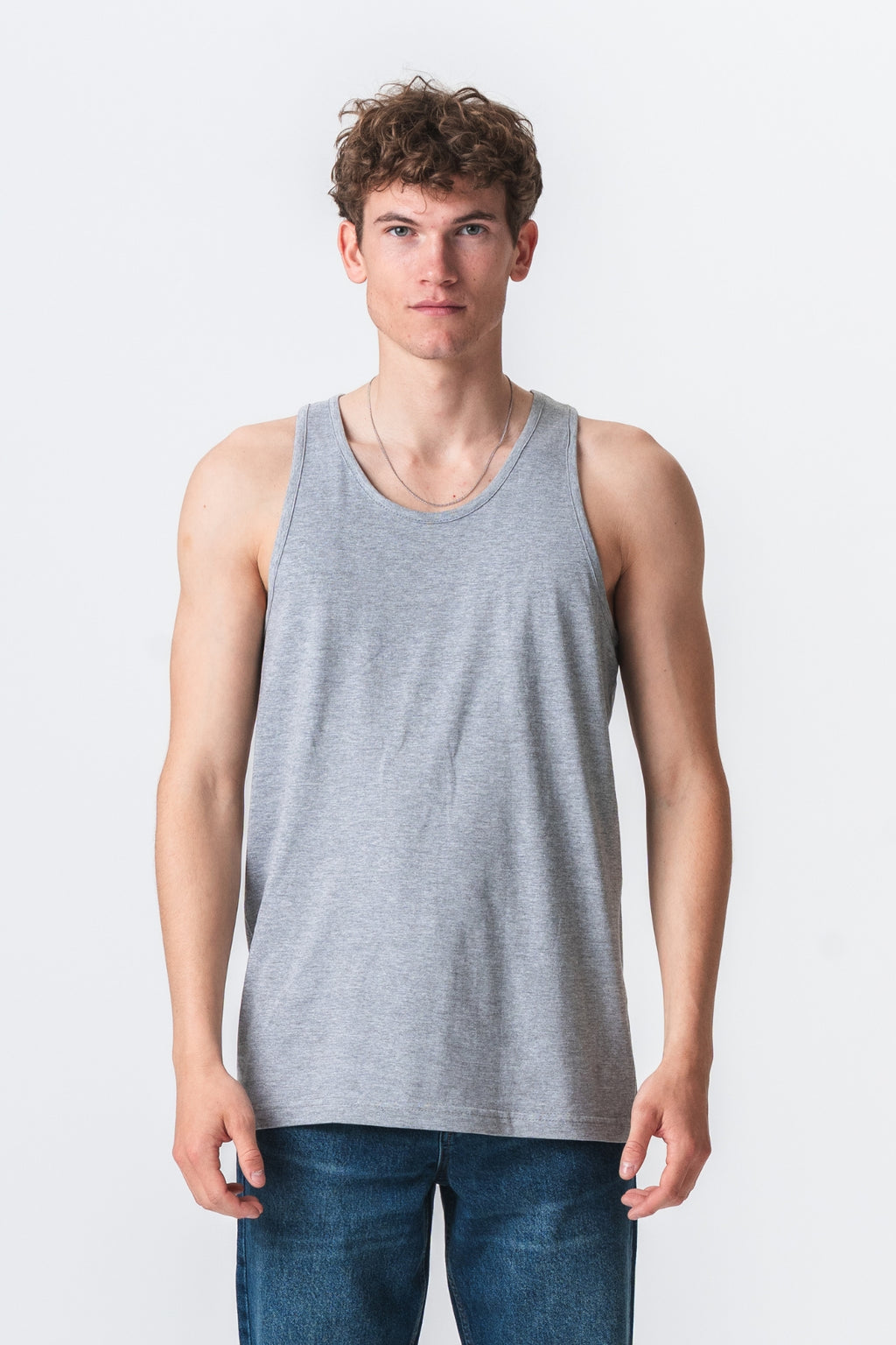 Basic Tanktop - Grå