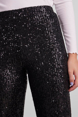 Delphia Wide Bukser - Sort