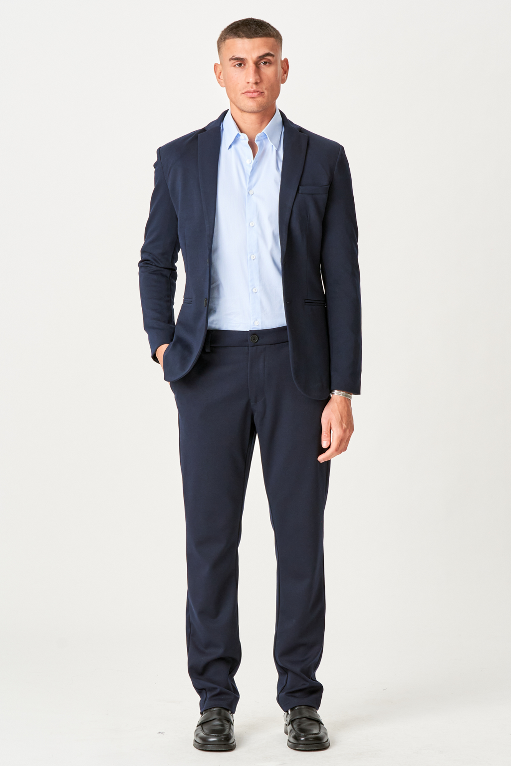 Det Originale Performance Jakkesæt Regular fit - (Navy) (V.I.P)