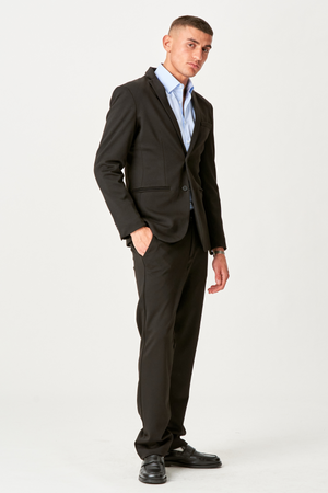 Det Originale Performance Jakkesæt Regular fit - (Sort) (V.I.P)