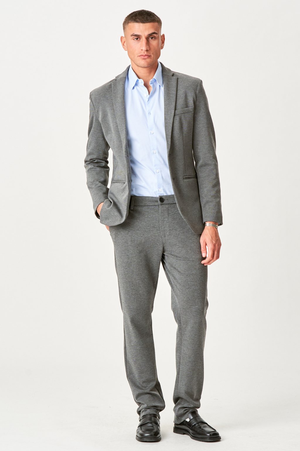 Det Originale Performance Jakkesæt Regular fit - (Mørkegrå)