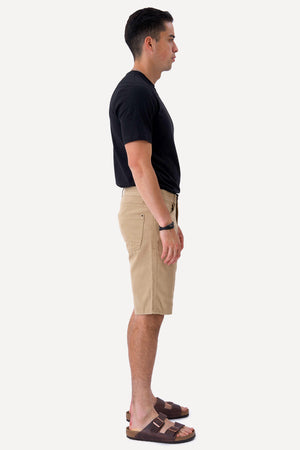 Philip Denim Shorts - Beige