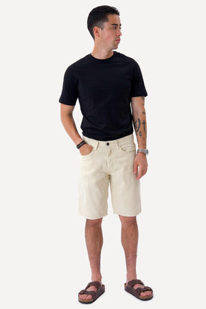 Philip Denim Shorts - Sand