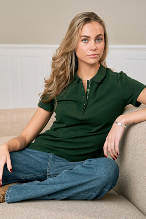 Polo Shirt - Mørke Grøn