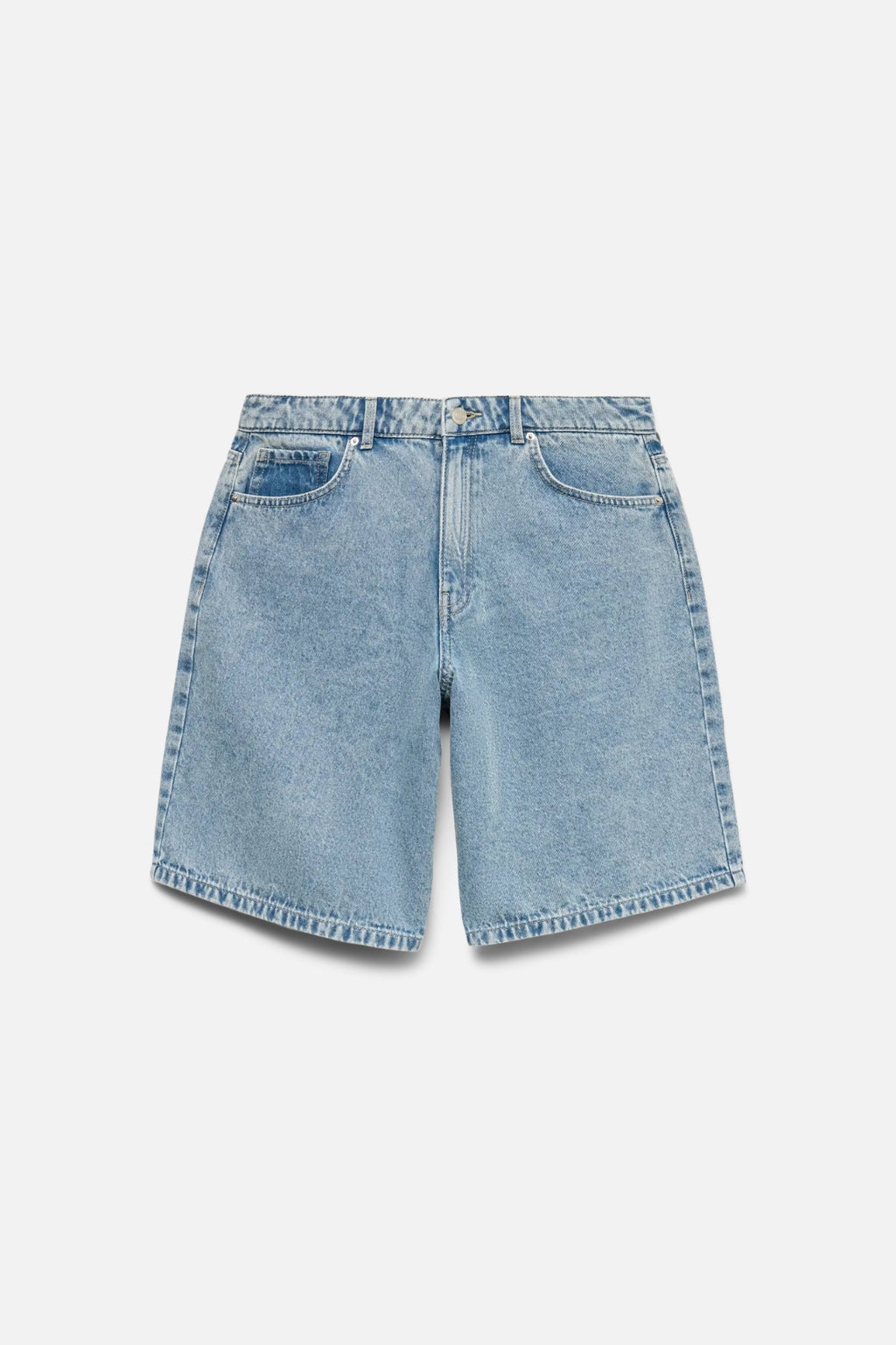 Kath Lange Denim Shorts - Light Blue Denim