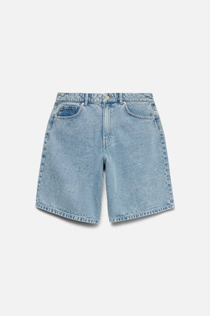 Kath Lange Denim Shorts - Light Blue Denim