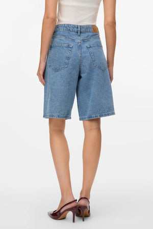Kath Lange Denim Shorts - Light Blue Denim