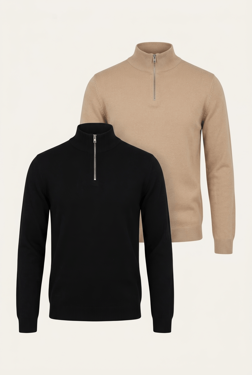 Pullover Half Zip - (2 stk.)