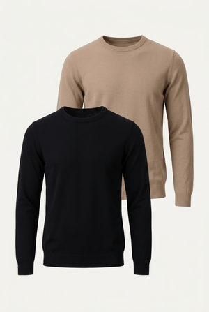 Pullover Rundhals - (2 stk.)