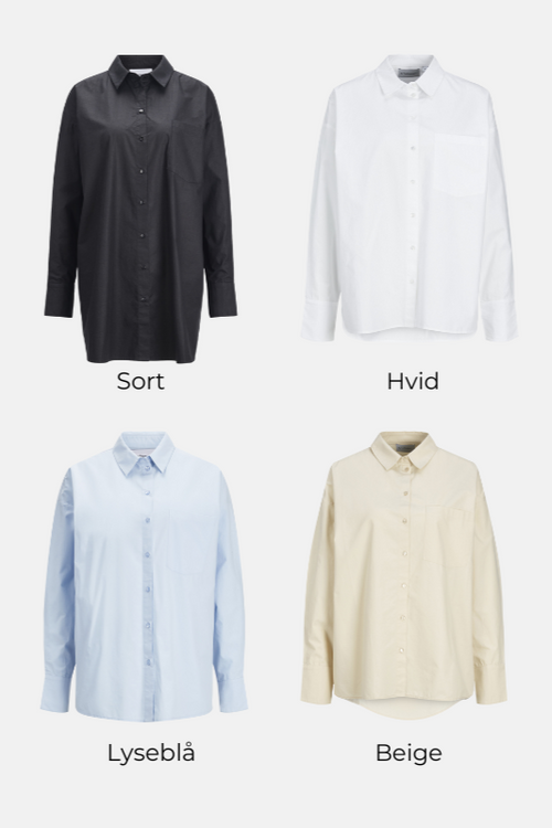 Relaxed Shirt - Package Deal (2 pcs.) - TeeShoppen Group™ - Formal Shirts & Blouses - TeeShoppen