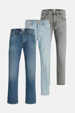 Relaxed Fit Jeans - (3 stk.)