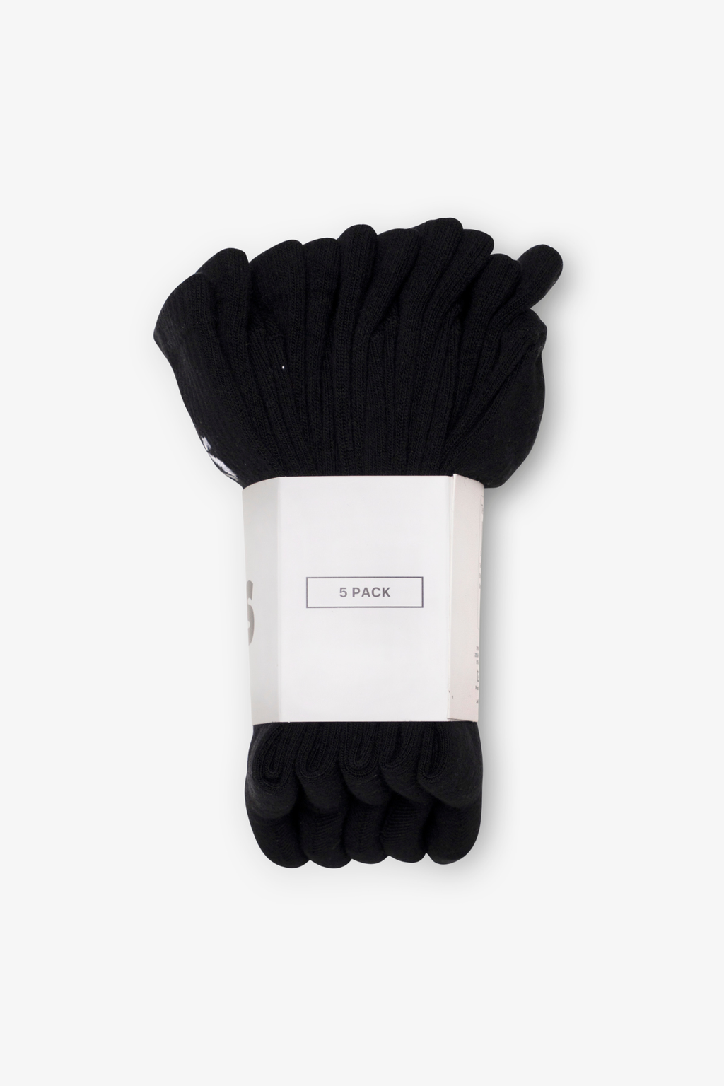 Tennisstrømper 5-Pak - Sorte