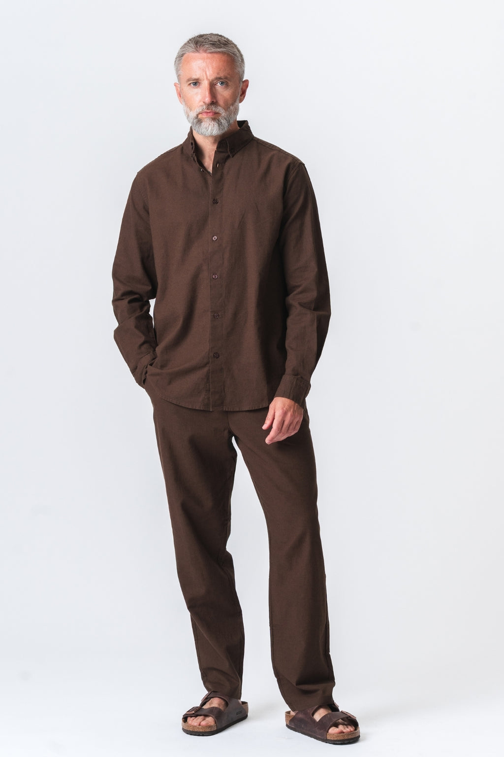 Hørsæt (Mørkebrun)