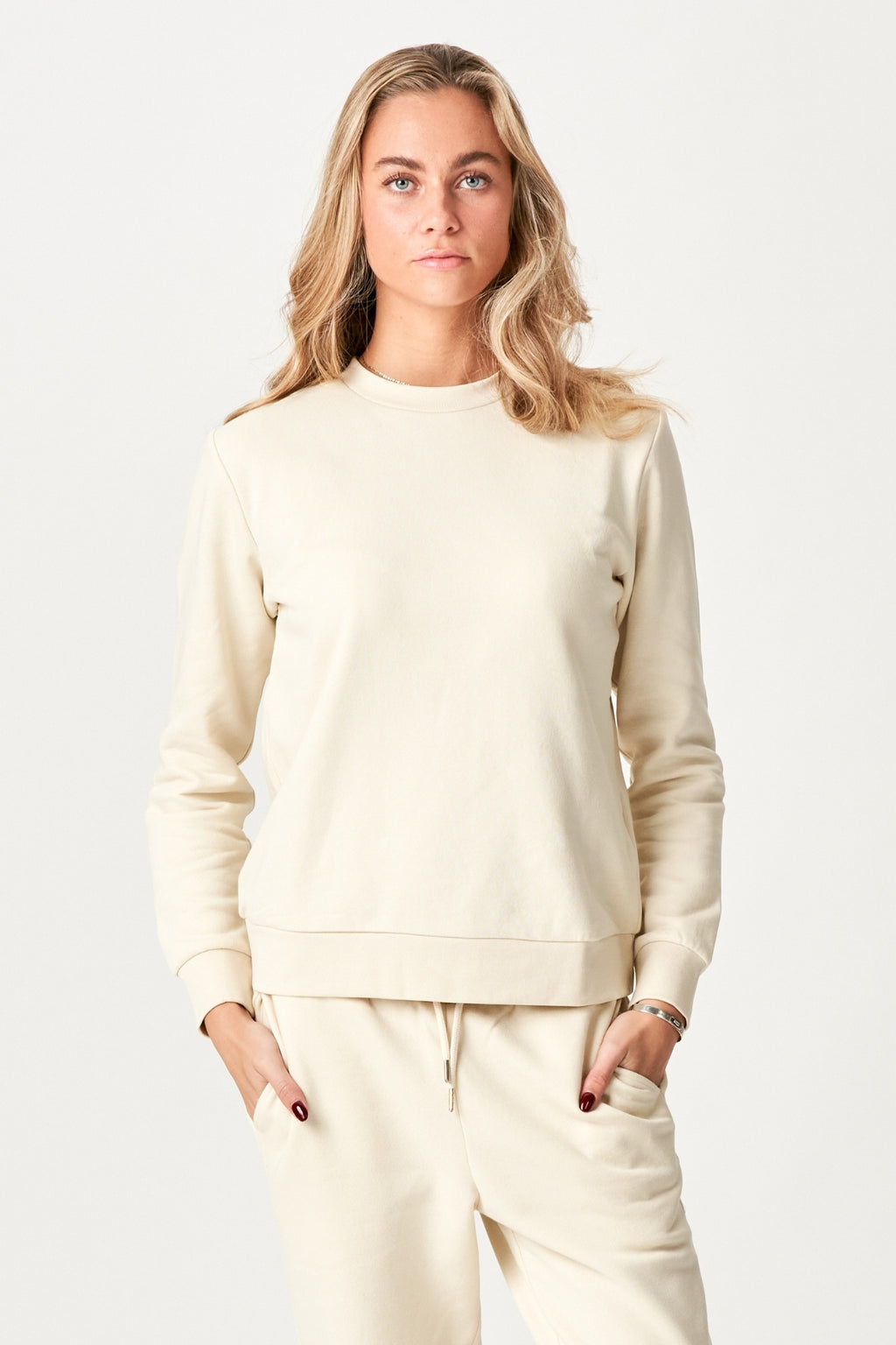 Basic Crewneck Sweat (dame) - (2 stk.)