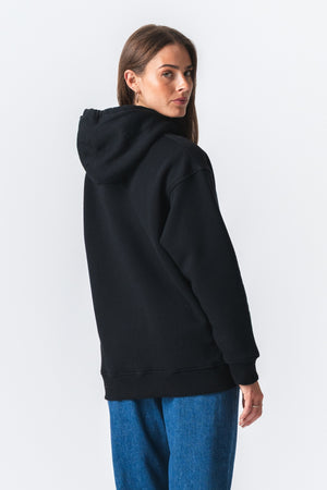 Stella Oversized Hoodie - Sort