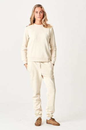 Basic Sweatsæt (Lys Beige) - (Dame)