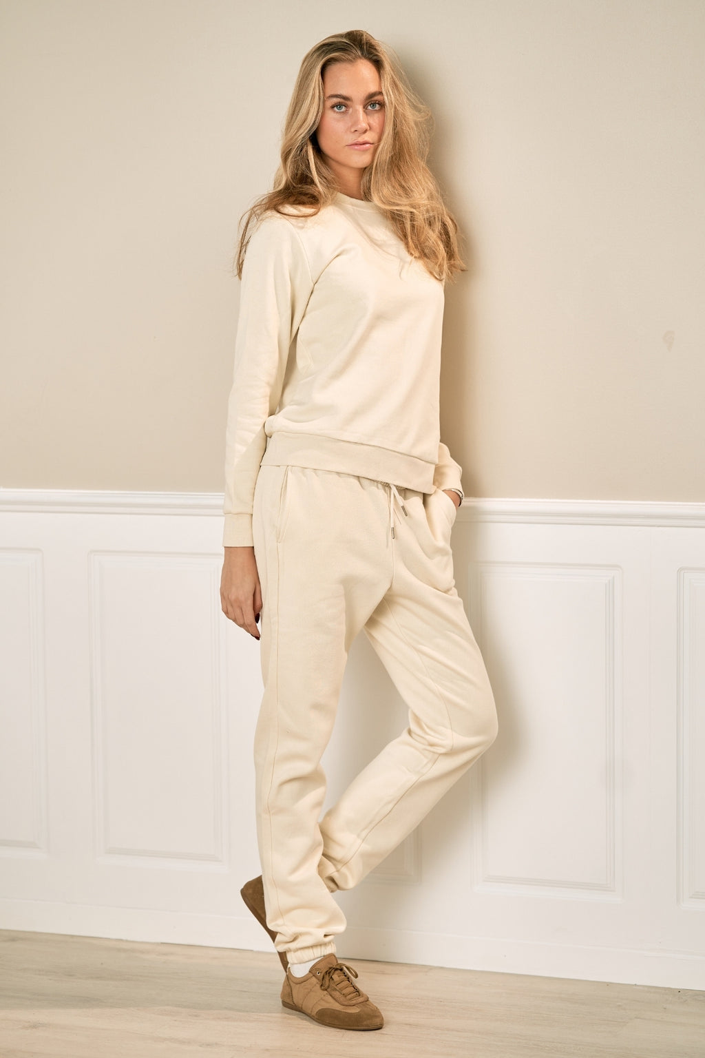 Basic Sweatpants - Lys Beige