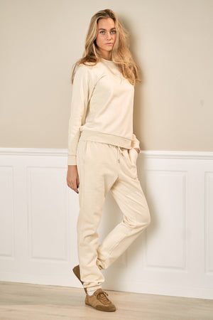 Basic Sweatpants - Lys Beige