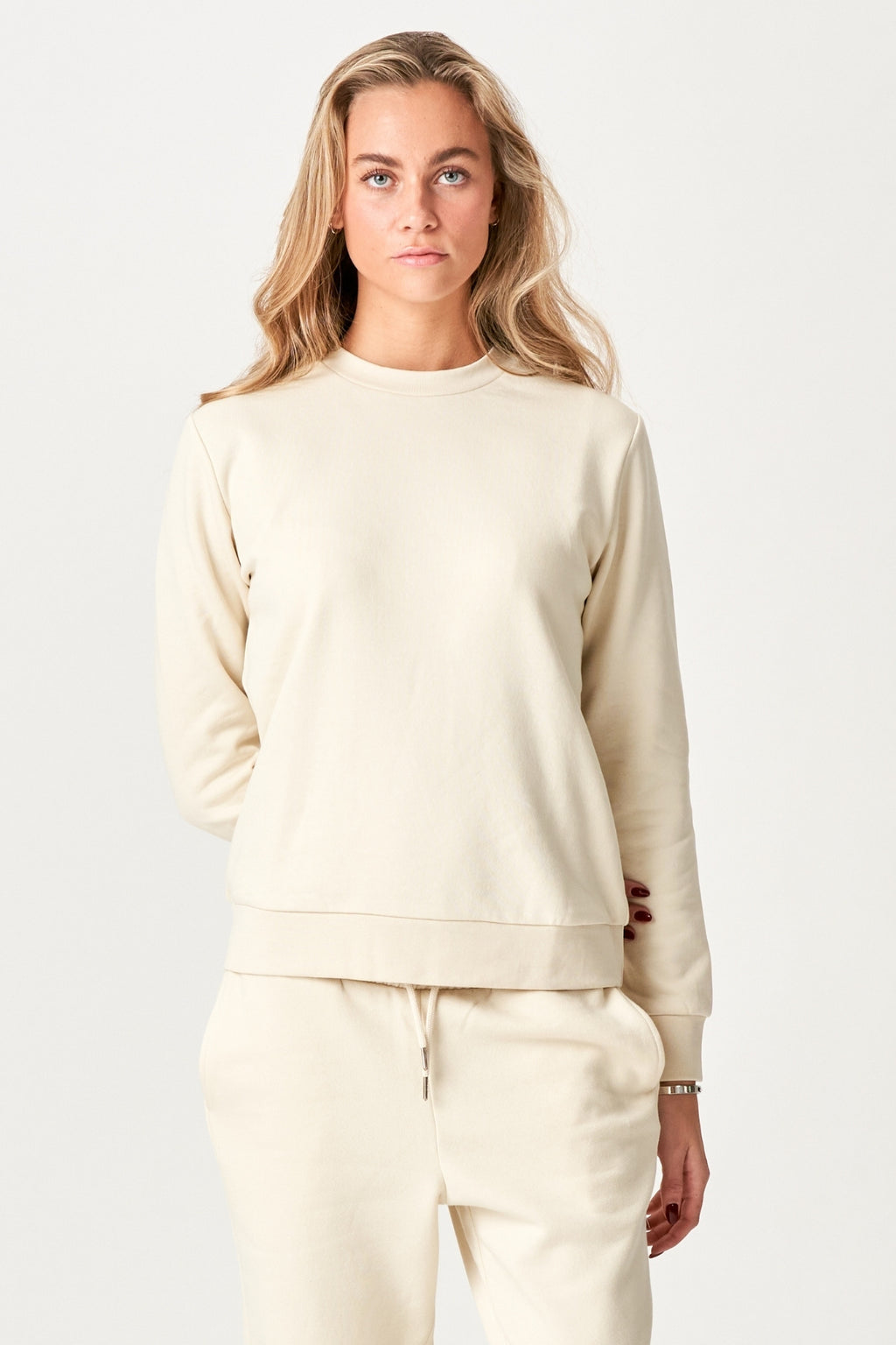 Basic Sweatsæt (Lys Beige) - (Dame)
