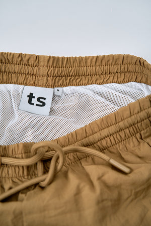 Premium Badeshorts - Khaki