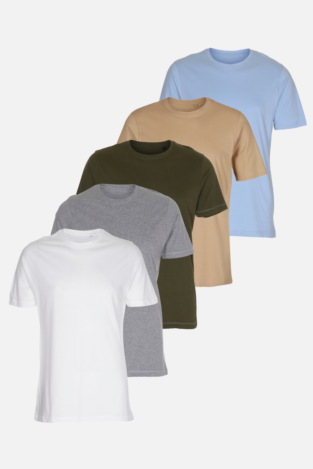 Basic T-shirts – (5 stk.) (G.A)