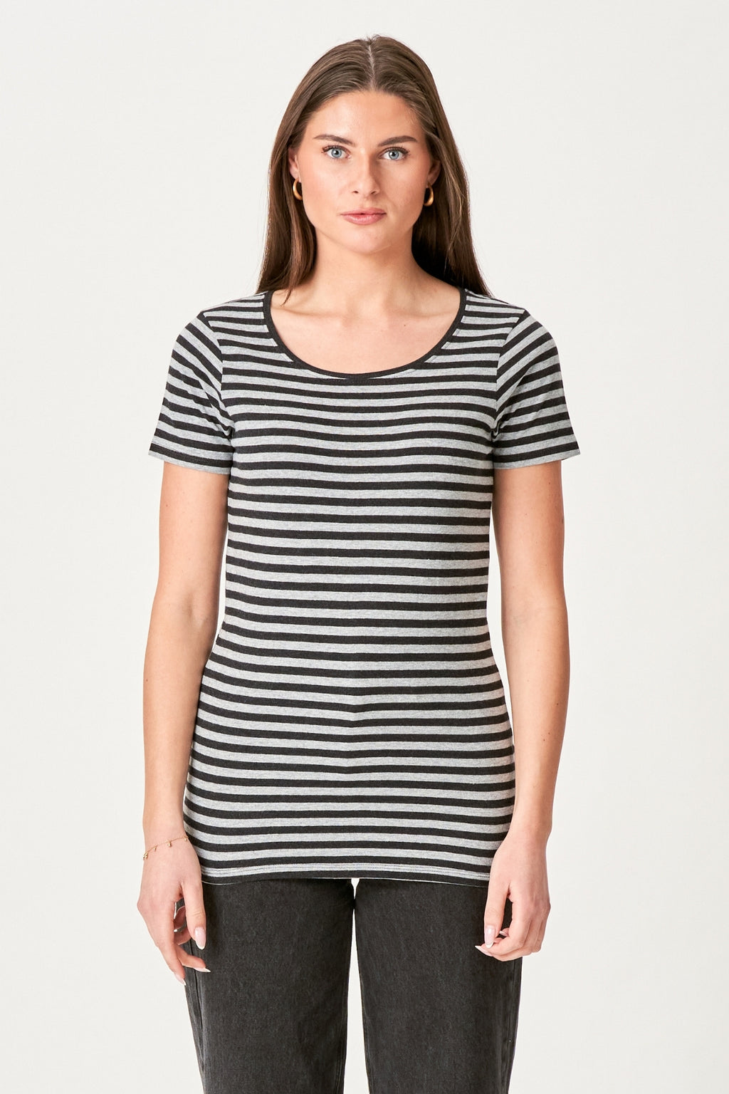 Nørregade T-shirt - Sort-Grå