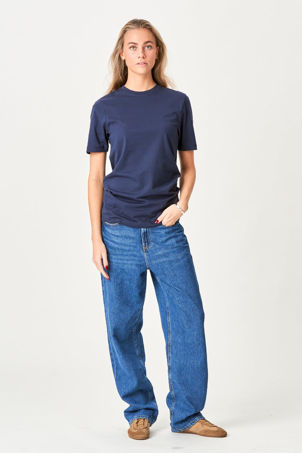 Boyfriend Tee - Navy