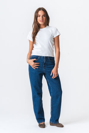 Emily Kort T-Shirt - Hvid