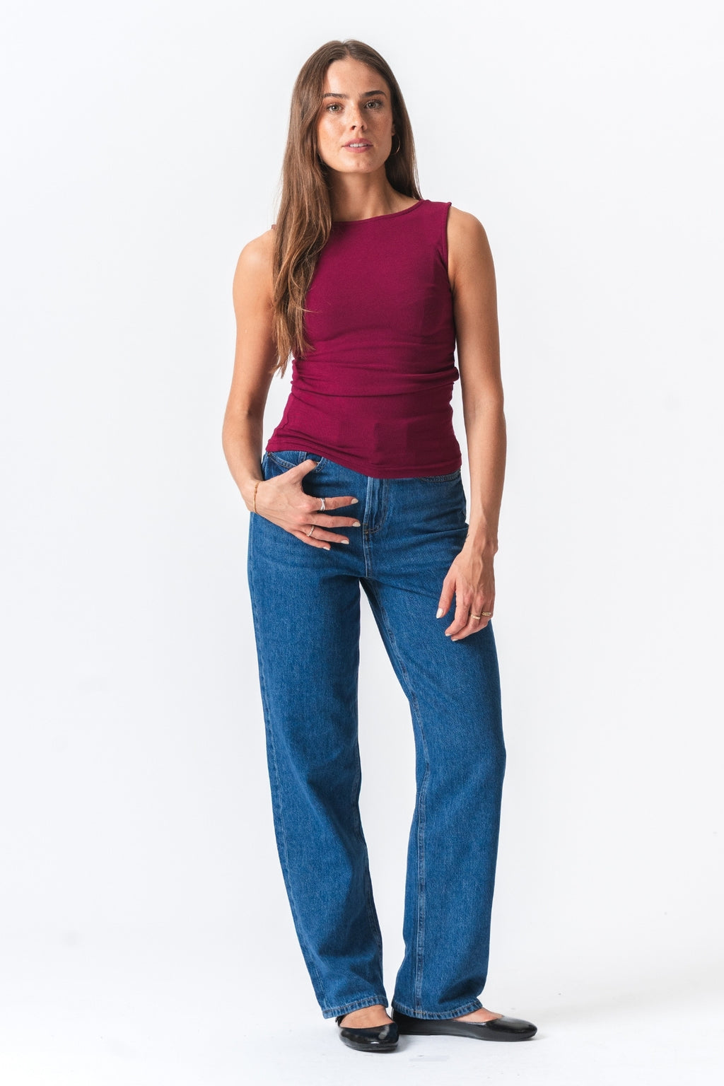 Ellie Top - Bordeaux