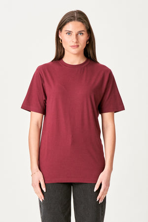 Oversized T-shirt - Bordeaux