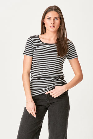 Nørregade T-shirt - Sort-Grå