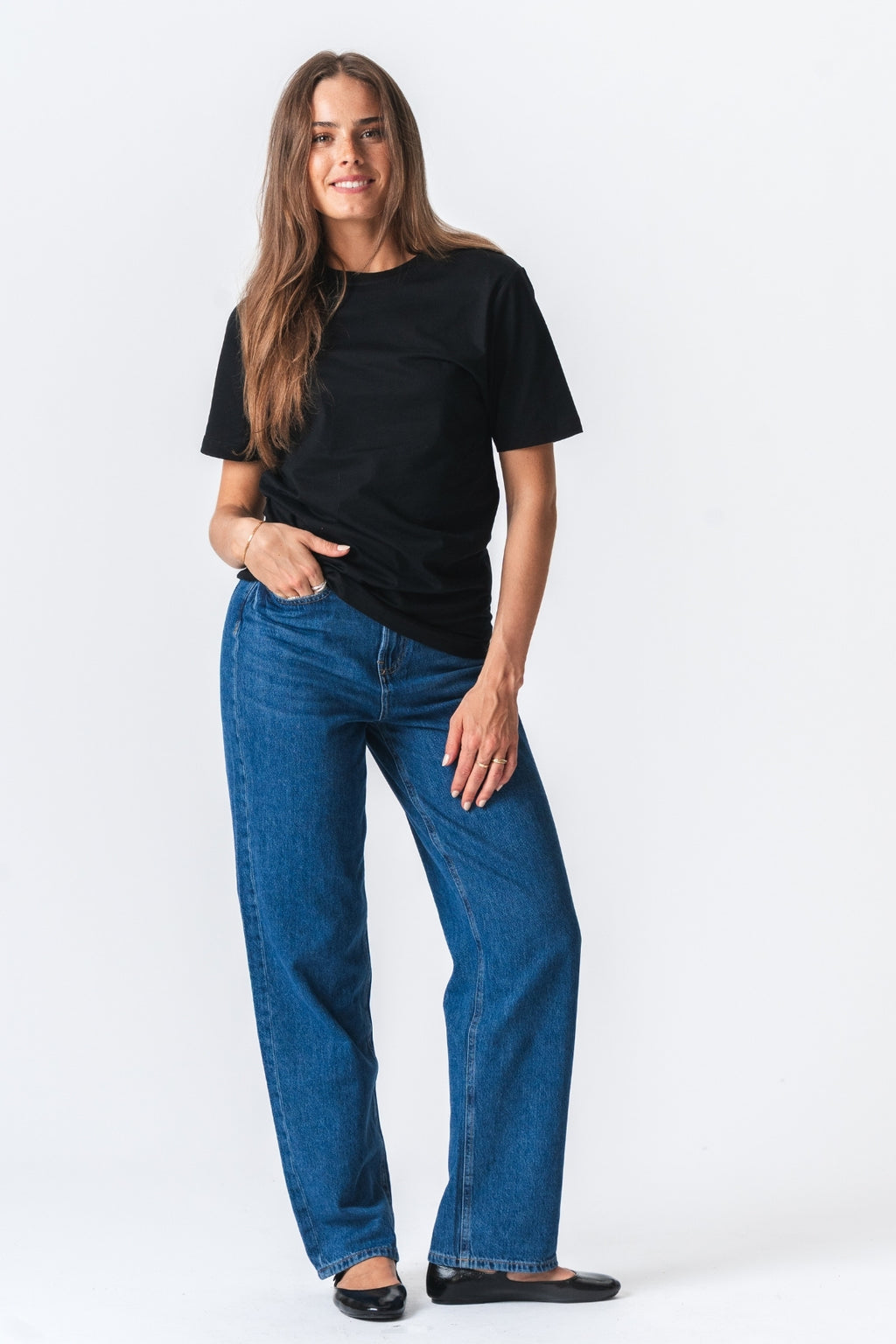 Boyfriend Tee - Sort