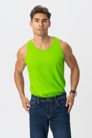 Basic Tanktop - Lime Grøn