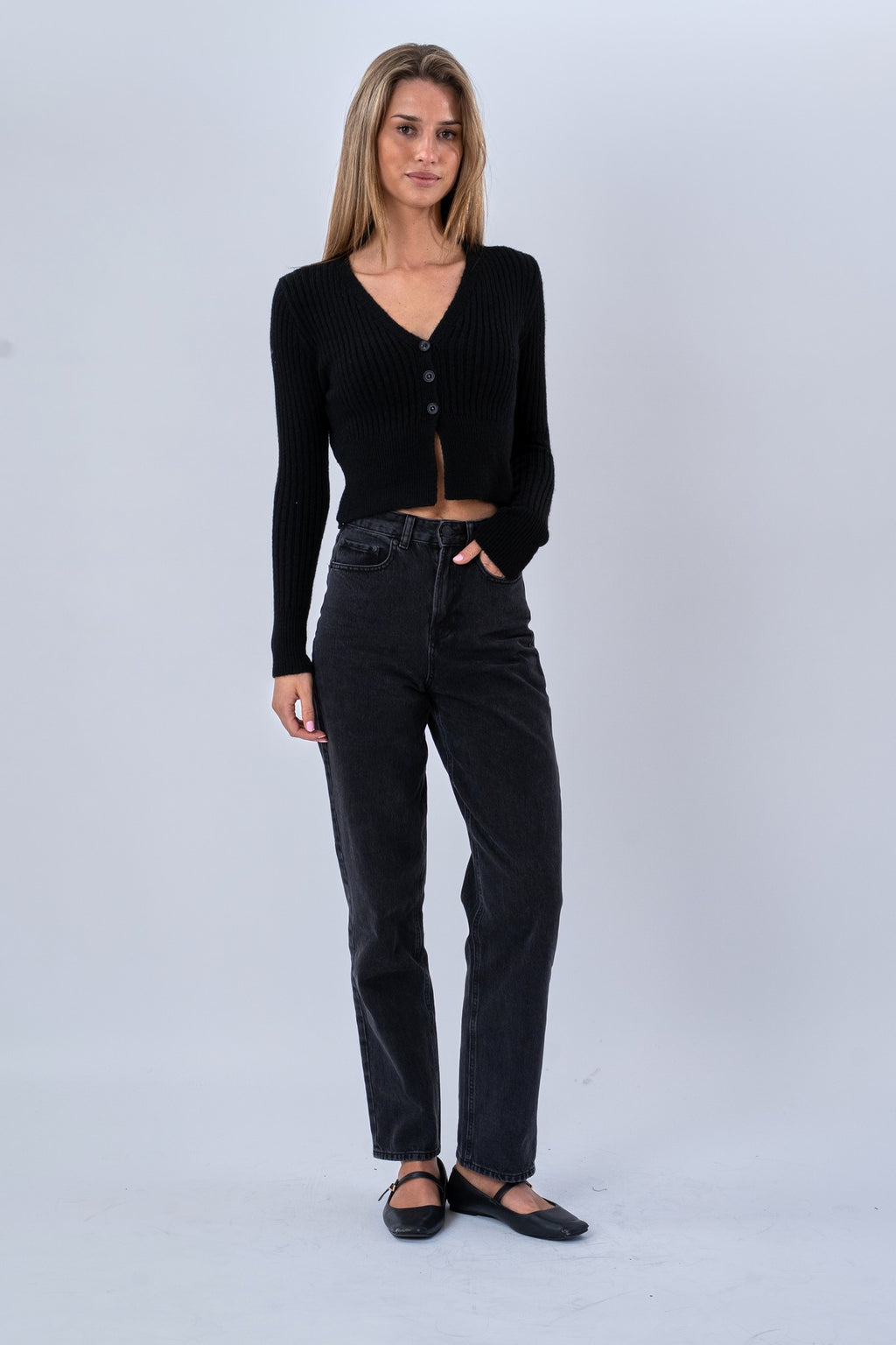 Nova Blouse Knit - Sort