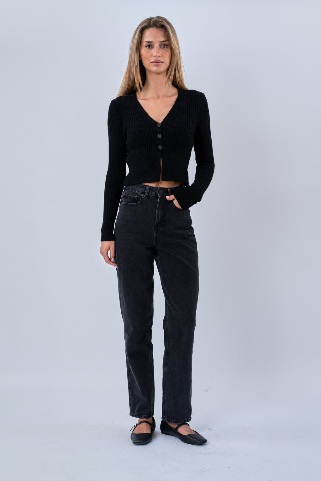 Nova Blouse Knit - Sort