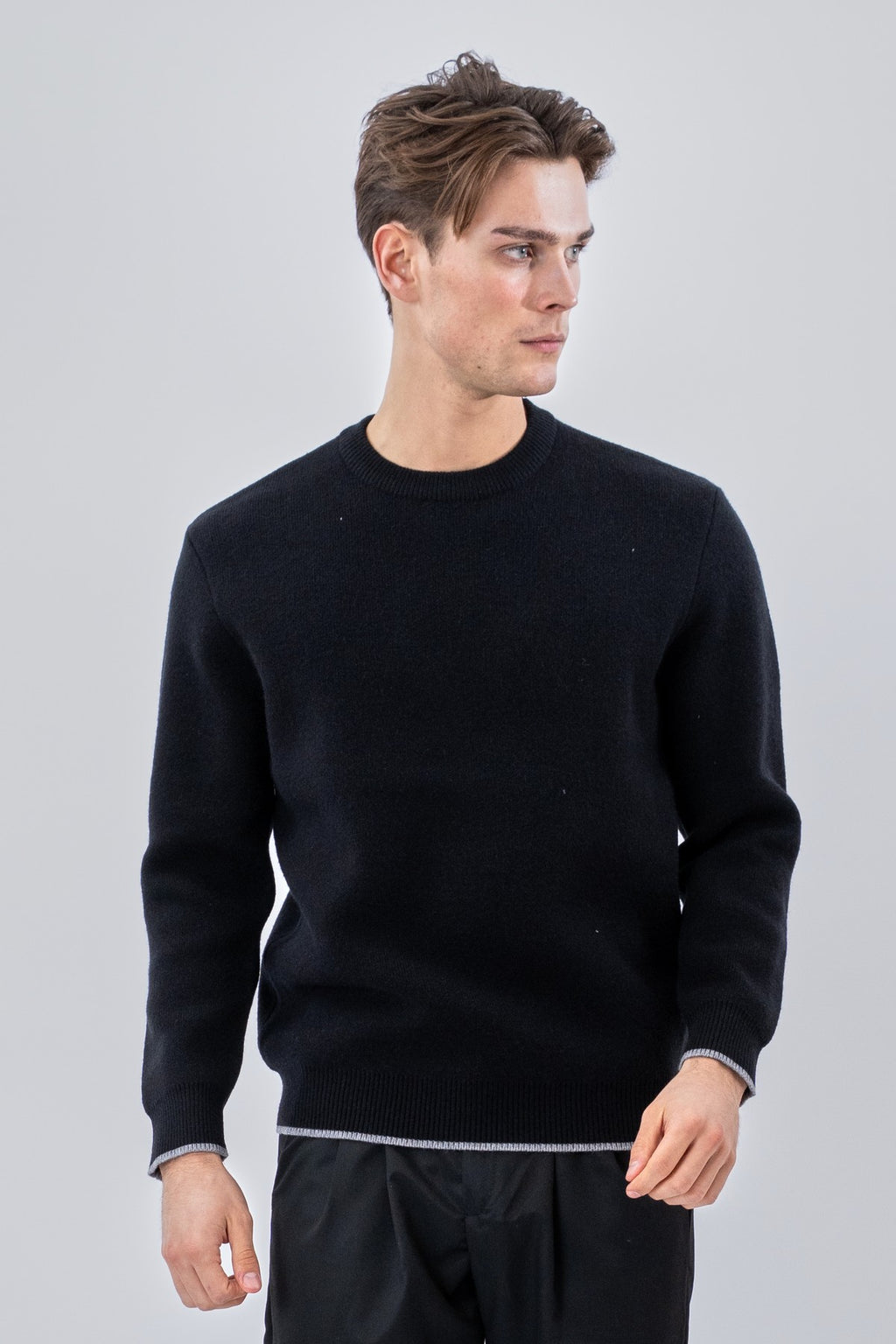 Crewneck Sweater - Sort