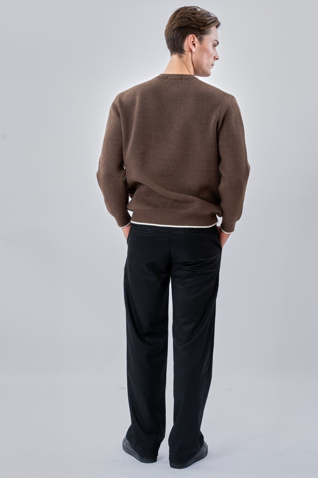 Crewneck Sweater - Brun