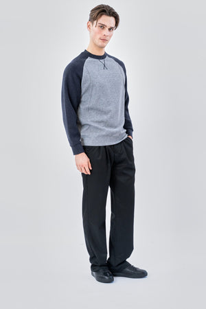 Raglan Sleeve Sweater - Askegrå