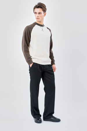 Raglan Sleeve Sweater - Apricot