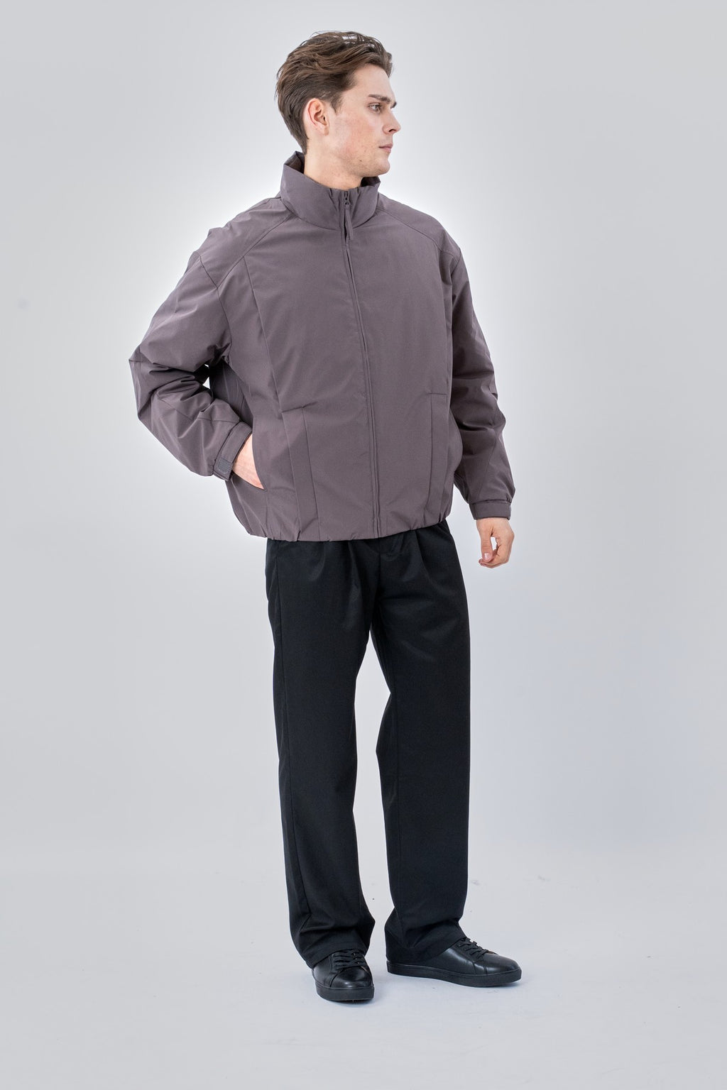 Noah Bomber Jacket - Lilla