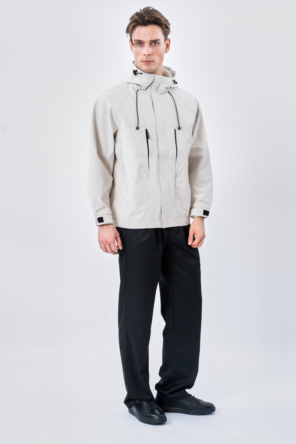 Asher Short Jacket - Lys Beige