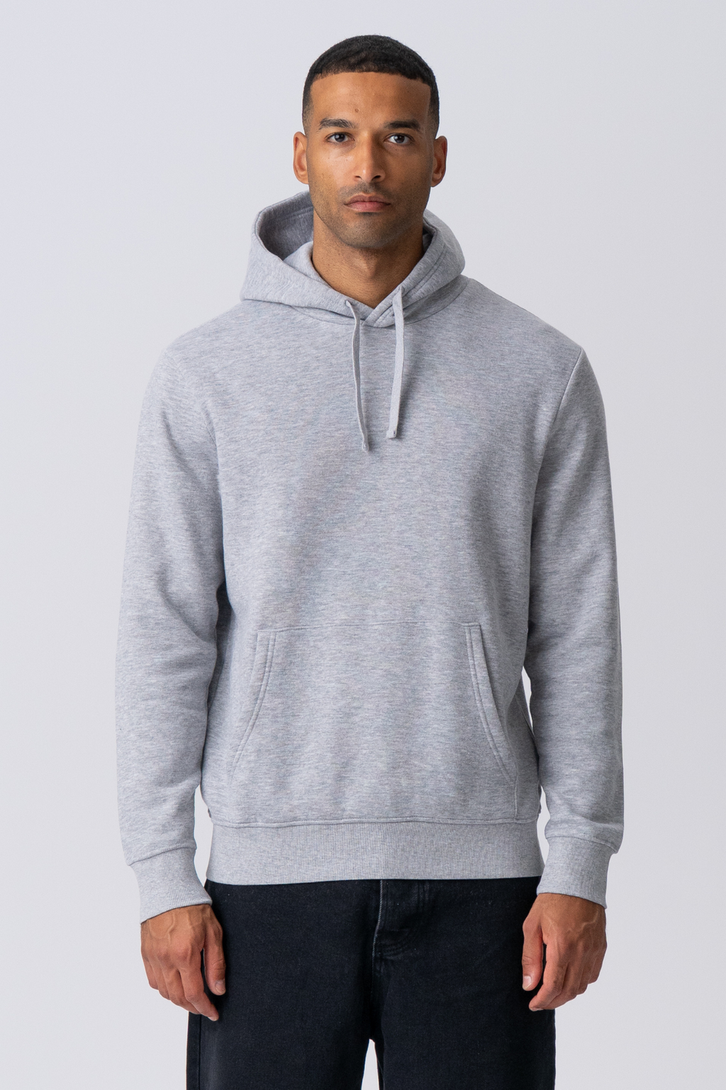 Essential Hoodie - Gråmeleret