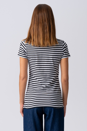 Nørregade T-shirt - Sort-Hvid